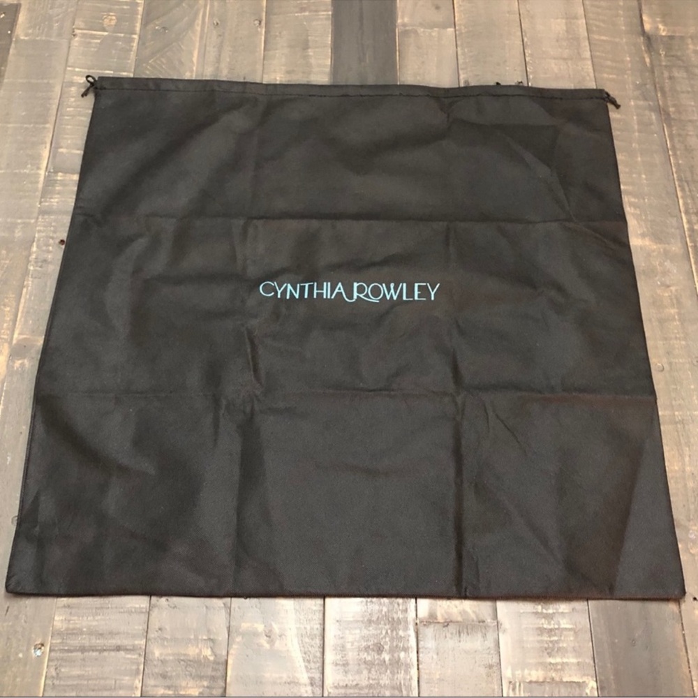 Cynthia Rowley Black Drawstrings Dust Bag Cover